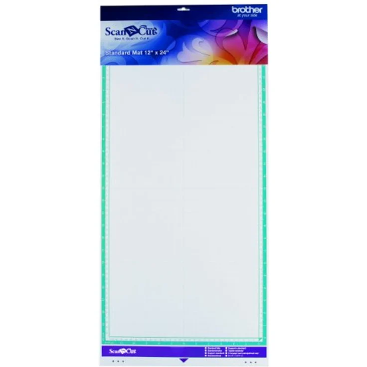 Brother Standardmatte CAMATF24, 30,5 x 61 cm für Schneideplotter und Bastelarbeiten, vielseitig einsetzbar für Textilien und handgeschöpftes Papier – Bild 2