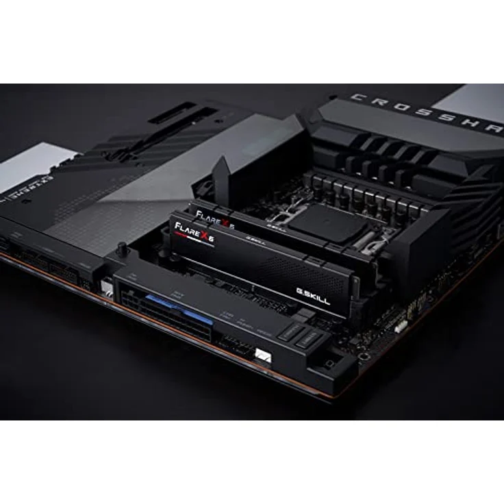 G.SKILL Flare X5 Series 32GB (2 x 16GB) 288pin SDRAM DDR5 5600 (PC5-44800) CL36-36-36-89 1, 20V Dual Channel Desktop Memory Modell F5-5600J3636C16GX2 -FX5 (Mattschwarz) – Bild 4