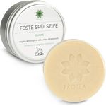 Protea Festes Spülmittel, biologisch abbaubare Geschirrspülseife, vegan, plastik- und palmölfrei, mit natürlichen Inhaltsstoffen, in Öko-Dose