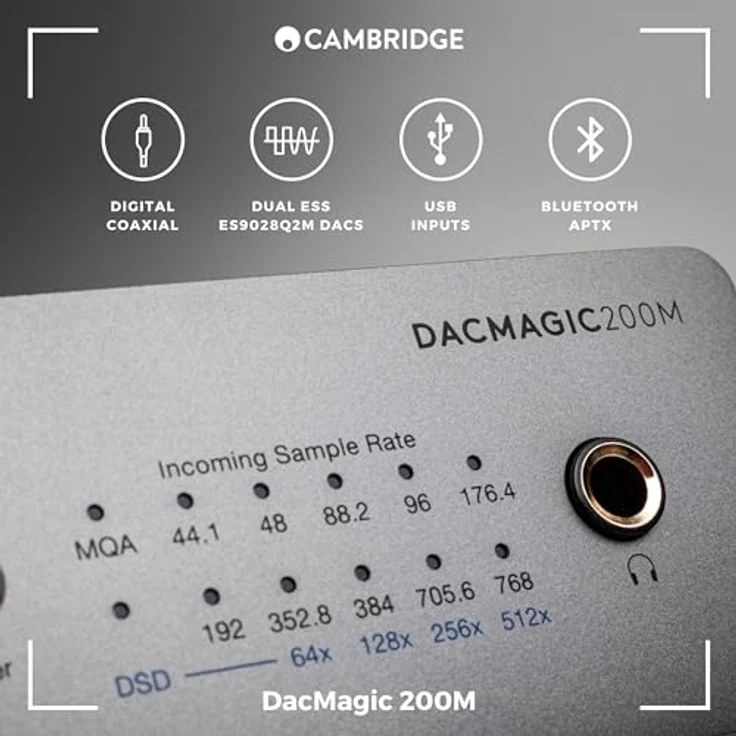 Cambridge Audio DacMagic 200M DAC Digital Analog Wandler – Bild 3
