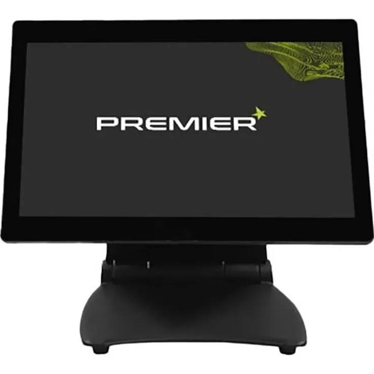 Premier KT-100 FT W, 15.6" All-in-One Kassensystem mit Intel N97, 8 GB RAM, 128 GB SSD, kapazitivem Touchscreen, lüfterlosem Design, schwarz