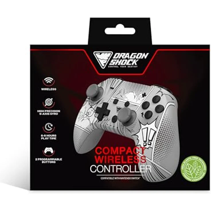 DragonShock Controller Poptop Wireless Manga Switch, kabelloses Gamepad für Nintendo Switch, Mehrfarbig mit Bluetooth-Verbindung und langlebigem Akku – Bild 4