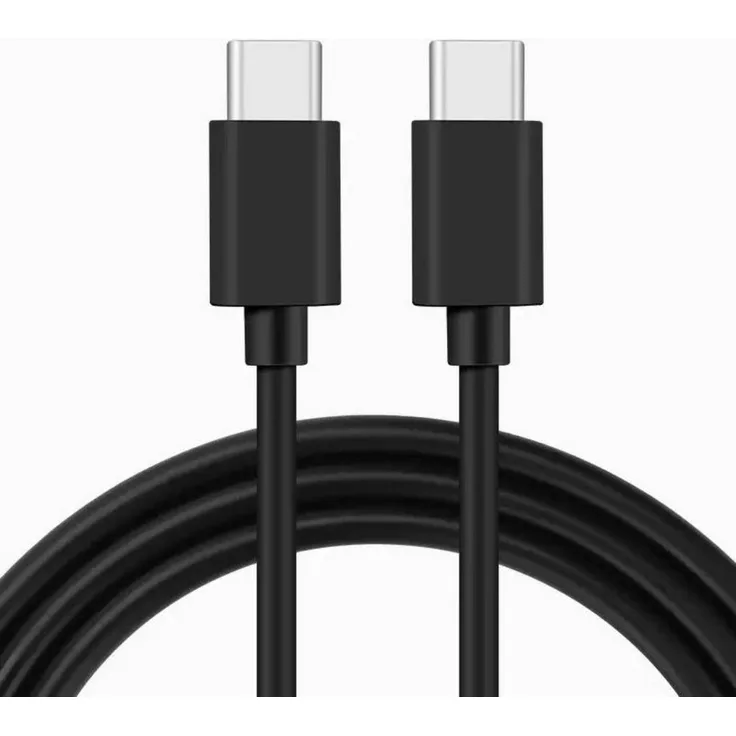 Alpha Electronics USB-C Schnellladekabel, 100 cm, für Samsung Galaxy S23 S22 S21 S20 S10 + Ultra, fast charging 65W, schwarz