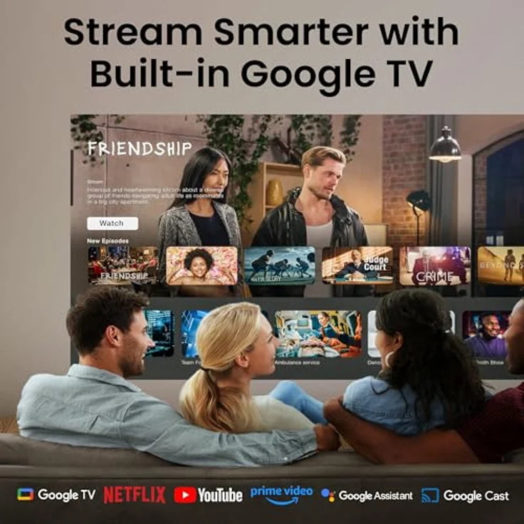 BenQ TK705STi 4K HDR Ultra-Kurzdistanzprojektor, 3000 ANSI-Lumen, Google TV mit Netflix, geringer Input-Lag, HDMI 2.1, bis 150" Großbild – Bild 4