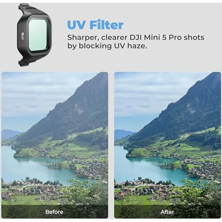 Freewell Mini 5 Pro Filters Mega Kit, 16 professionelle Drohnenfilter für DJI Mini 5 Pro, ND, ND/PL, LPR, Glow Mist, CPL, UV, hochwertiges Glas, Mehrfarbig – Bild 6