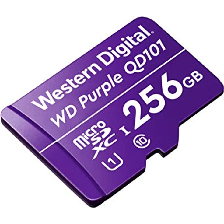 Western Digital WD Purple SC QD101 256GB Smart Video Surveillance microSDXC Card, Ultra Endurance Up to 128 TBW – Bild 2