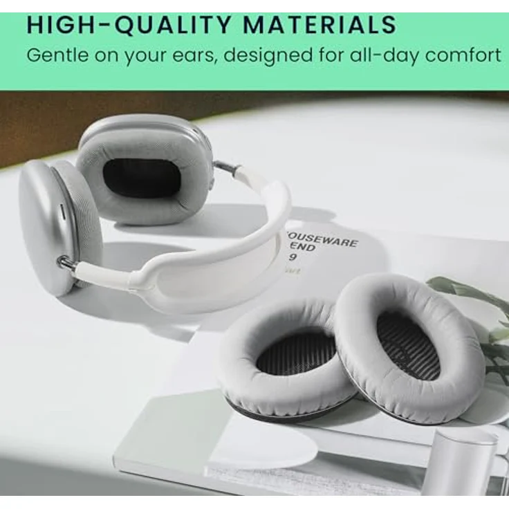 kwmobile Kopfhörer (2x Ohrpolster für Bose Quietcomfort 35 - QC35 wireless II - Kunstleder Ersatz Ohr Polster für Overear Headphones) – Bild 6