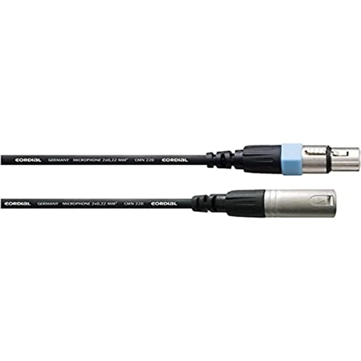 CORDIAL CABLES XLR-Mikrofonkabel 1,5 m MIKROPHONE-KABEL Essentials Symmetrisch Rean – Bild 1