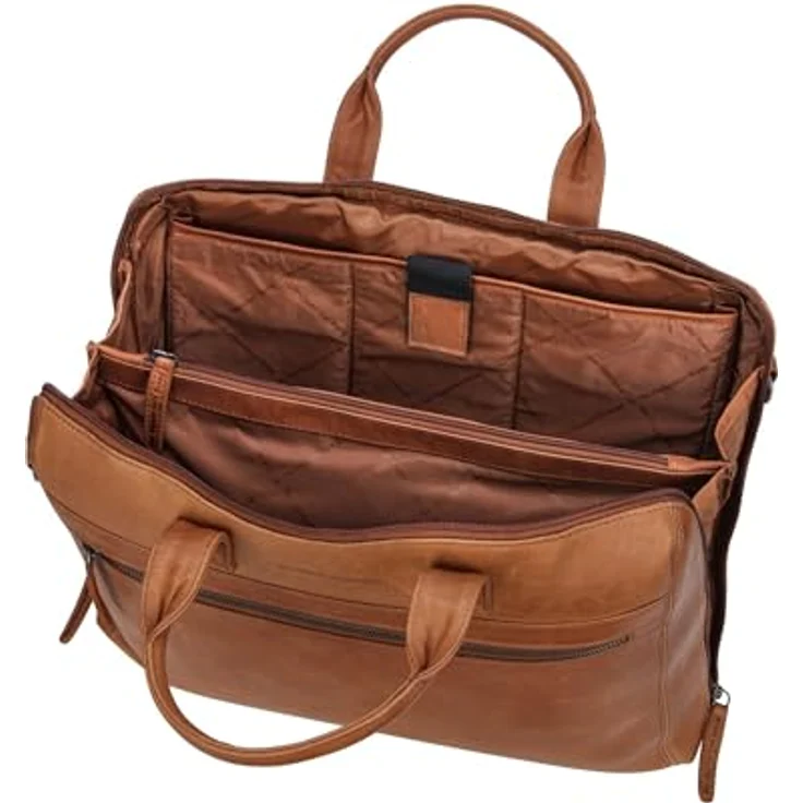 The Chesterfield Brand Levanto Aktentasche Leder 40 cm Laptopfach (17"), Braun – Bild 3
