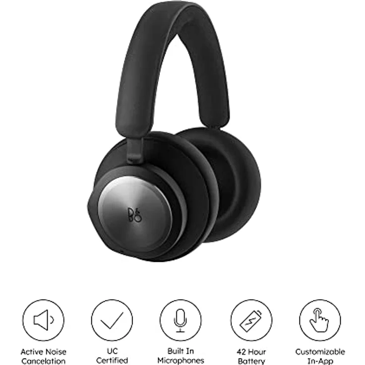 Beocom Portal UC - Kabelloses Headset mit Geräuschunterdrückung für Echtzeitkommunikation, Black Anthracite – Bild 2