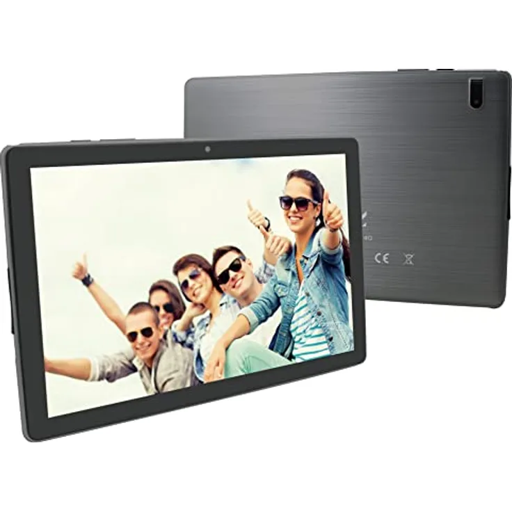 Majestic Tab 912 Pro 4G Tablet 25,6 cm (10,1 Zoll) WI-FI und 4G, Octa Core, 64 G Speicher, 4 G RAM, Android 12, Bluetooth, Dual-Kamera, Grau