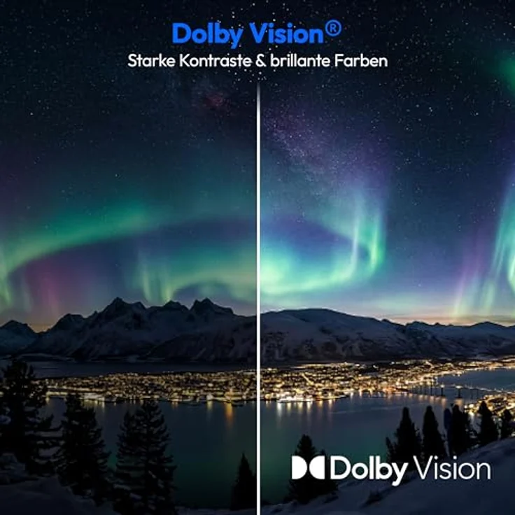 MEDION MD 850302, 50 Zoll Smart-TV mit 4K Ultra HD, Dolby Vision HDR, Dolby Atmos, WLAN, Schwarz – Bild 4