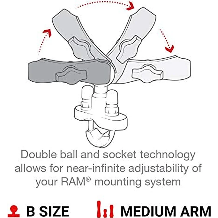 RAM Mounts RAM-B-149Z-UN10U Halterung Handy-Smartphone Schwarz Passive Halterung – Bild 7