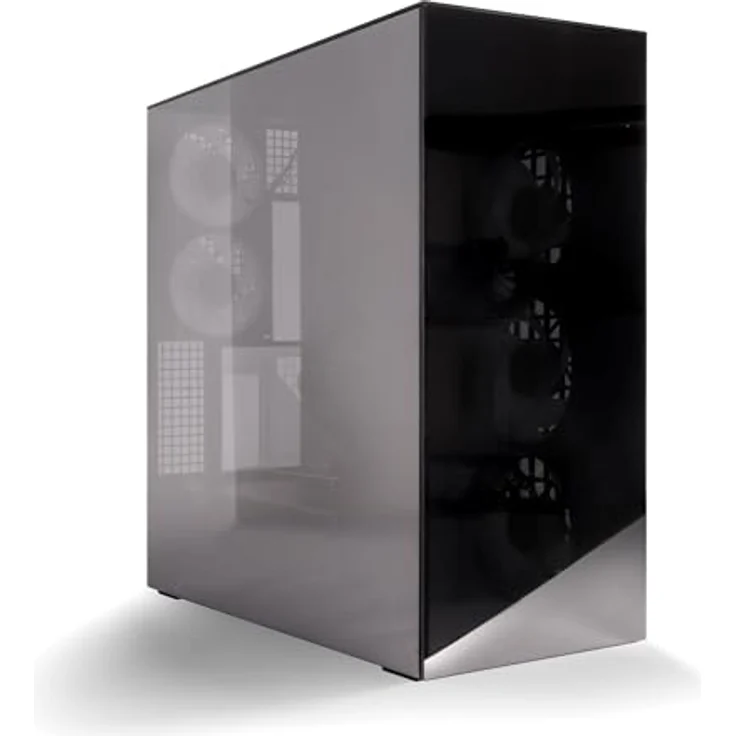 Arctic Cooling ACPCC00019A Black Mirror, ATX PC-Gehäuse mit Sichtfenster, Schwarz, inkl. vorinstalliertem Netzteil und Platz für bis zu 5 Lüfter – Bild 3