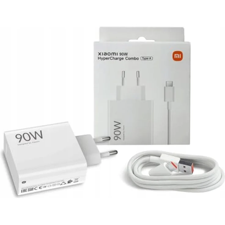 Xiaomi Wall Charger USB-A MDY-15-EK, 90W Ladegerät mit USB-C Kabel, weiss – Bild 3