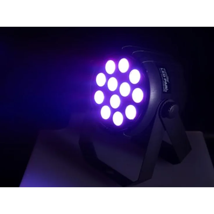 EUROLITE Set 4x LED PARty Spot Silent RGB/WW mit Softbag | Kompakter Scheinwerfer mit DMX-Steuerung und 12 x 5-W-COB-LED in RGB/WW – Bild 2