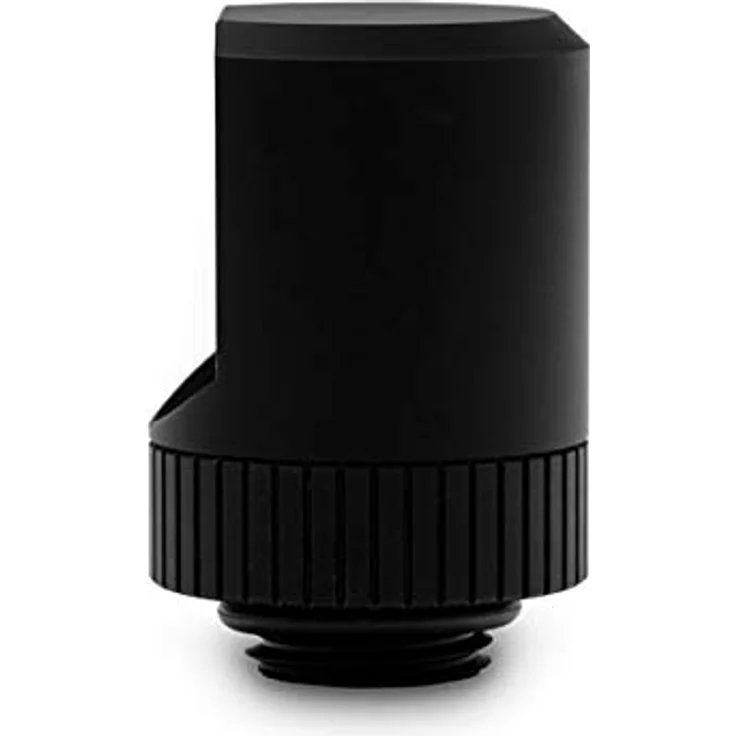 EK Quantum Torque 90° Adapter, G1/4 Zoll Wasserblock-Adapter für Desktop und Laptop, 23 mm Durchmesser, 31,5 mm Höhe, Schwarz – Bild 1