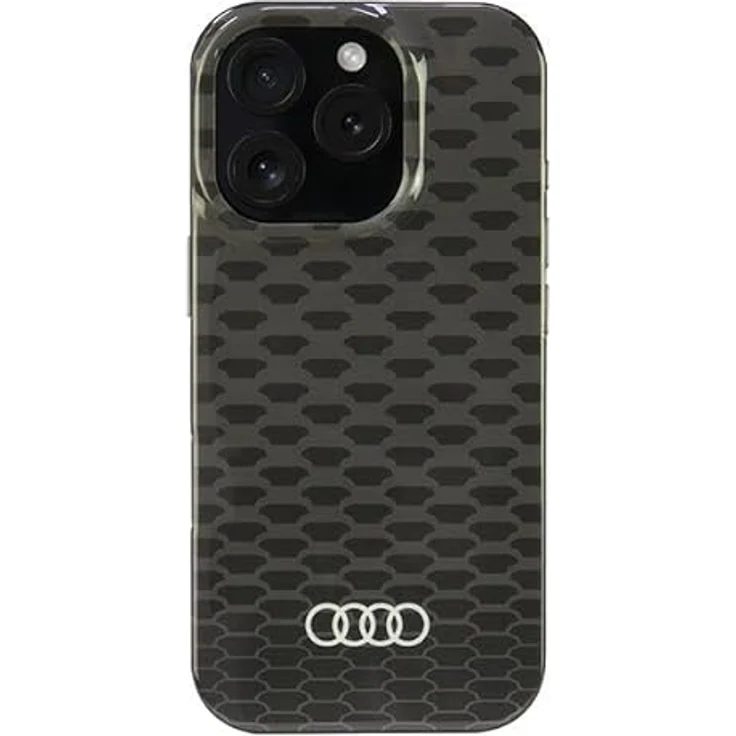 Audi iMobo IML-Stichmuster Hülle für iPhone 16 Pro 6.3", schwarz, TPU/PC-Material, HardCase-Typ – Bild 1