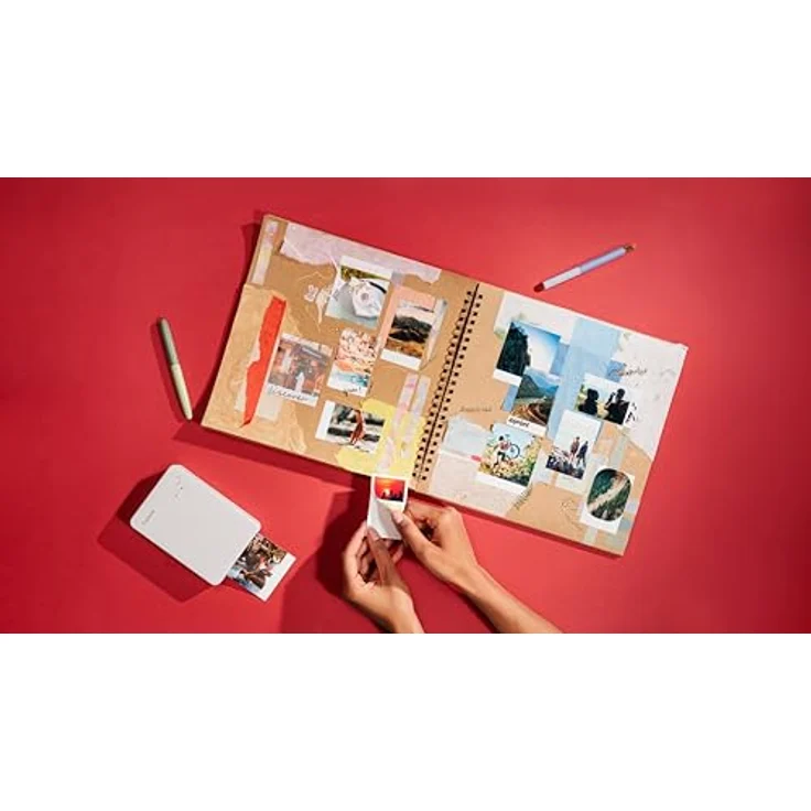 Canon XS-60L Original Farbband/Papierset quadratisch für Canon SELPHY Square QX20 Fotodrucker (60 Blatt, selbstklebend, Kleberückseite, Papierformat, Thermosublimation) – Bild 4