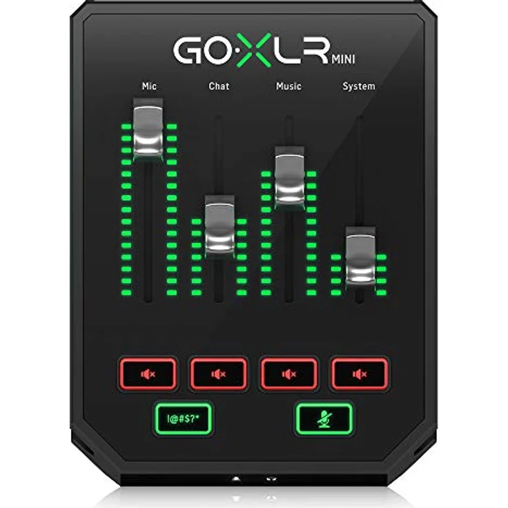 TC-Helicon GoXLR Mini, USB Mischpult mit 4 Fadern, Midas-Preamp und integrierter PC App für Live-Streaming und Content Creation – Bild 2