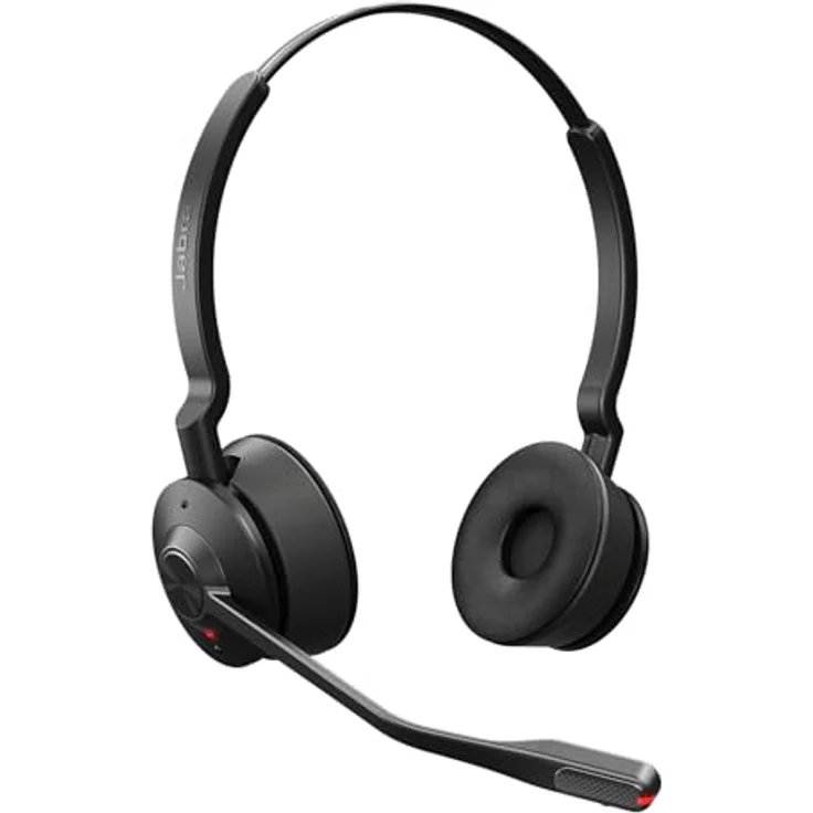 Jabra Engage 55 SE Stereo-Headset UC, Link 400c DECT-Adapter USB-C, 1,2 m USB-C-auf-USB-C-Kabel, Tragetasche, Garantie und Warnung (Sicherheitsbroschüren) – Bild 2