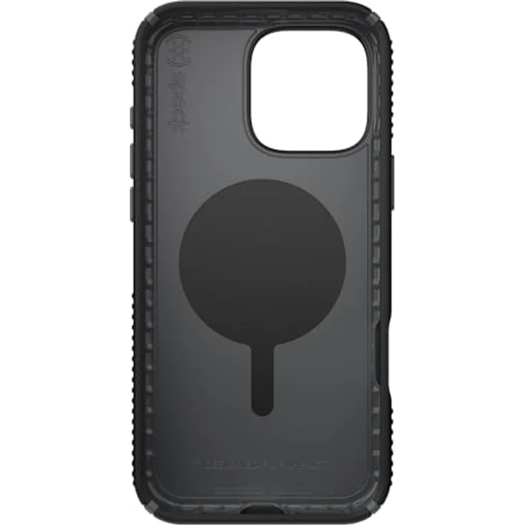Speck Schwarz iPhone 16 Pro Hülle MagSafe und ClickLock – schlanker Fallschutz – Magsafe-kompatibel – Schwarz/Schiefer – Bild 4