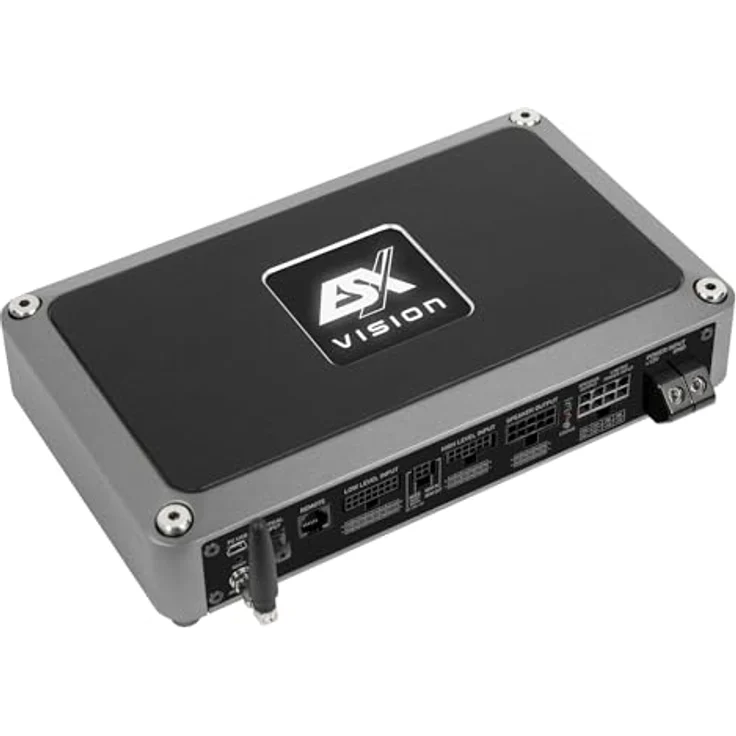 ESX ESX VISION VE900.7SP, 7-Kanal Verstärker mit 900 Watt RMS und 8-Kanal DSP, kompakt und mit Bluetooth – Bild 1