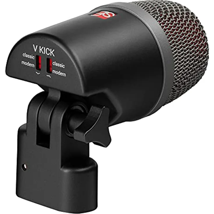 SE Electronics V Kick, dynamisches Instrumenten-Mikrofon mit Neodym-Magnet und Aluminium Voice Coil, schwarz – Bild 2