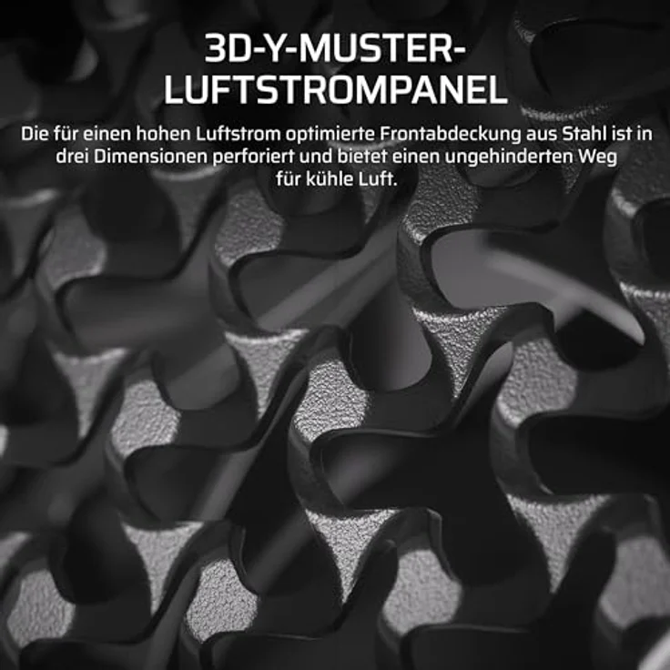 Corsair Frame 5000D RS ARGB Midi-Tower, E-ATX PC-Gehäuse mit Tempered Glass, bis zu 14 Lüfter und 4 vorinstallierten RGB-Lüftern - schwarz – Bild 5
