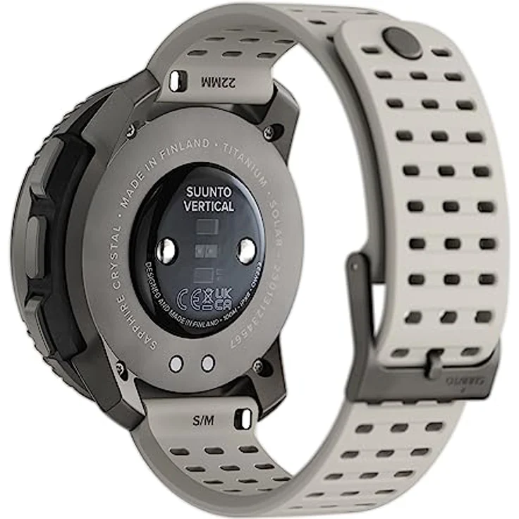 SUUNTO Vertical Abenteuer Uhr - GPS Smartwatch, Mit Solarladung Akkulaufzeit bis zu 65 Tagen, Militärgeprüftes Gehäuse, 100m Wasserdichtigkeit, Hergestellt in Finland mit 100% Erneuerbaren Energien – Bild 2