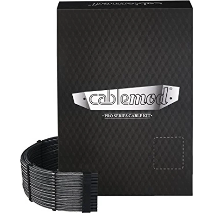 CableMod PRO Series ModMesh C-Series AXi, HXi & RM Cable Kit - Stromkabelkit - geformt - Kohle (CM-PCSI-FKIT-NKC-R) – Bild 2