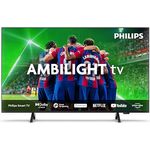 Philips Ambilight 55PUS8309 4K LED Smart TV - 55-Zoll Display mit pixel-präziser Ultra HD, Titan OS Plattform und Dolby Atmos-Klang - Matt Schwarz