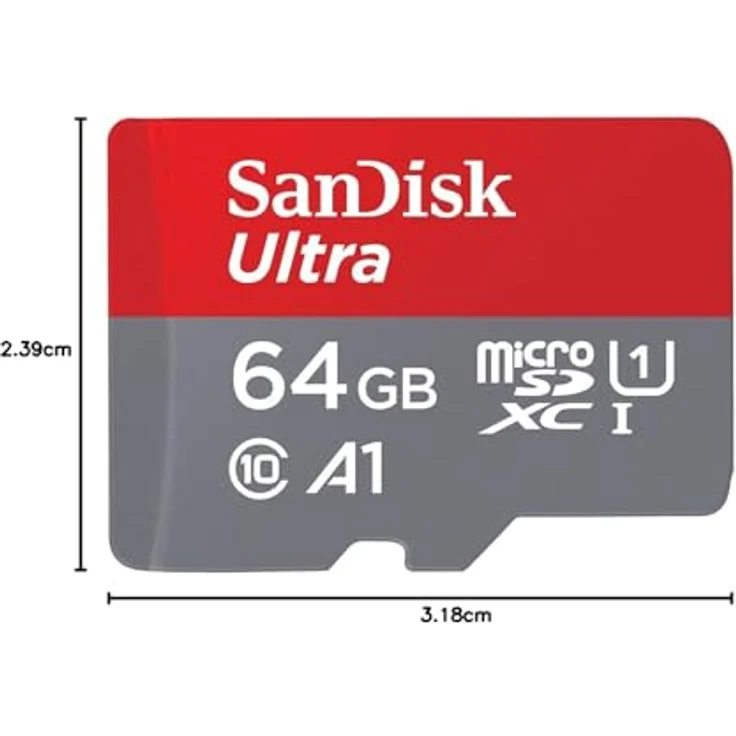 SanDisk Ultra R100 microSDXC 64GB Kit, UHS-I U1, A1, Class 10 (SDSQUA4-064G-GN6IA) – Bild 3