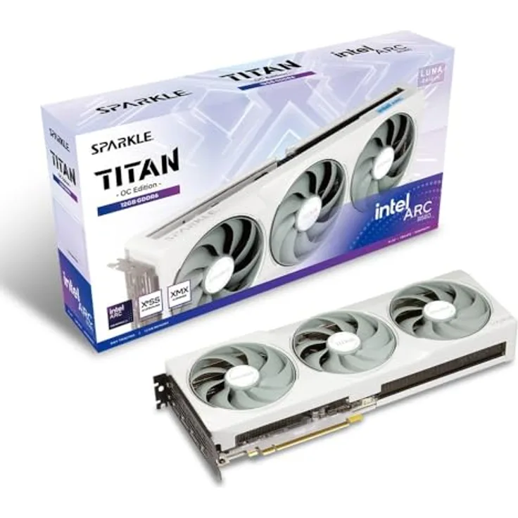 Sparkle Arc B580 Titan Luna OC 12GB, Grafikkarte mit hoher Leistungsfähigkeit