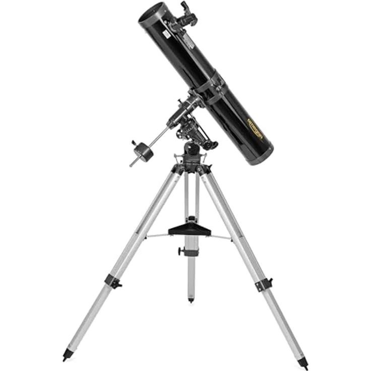 Omegon Teleskop N 126/920 EQ-3, Einsteiger-Teleskop mit lichtstarker Optik und Leuchtpunktsucher – Bild 3