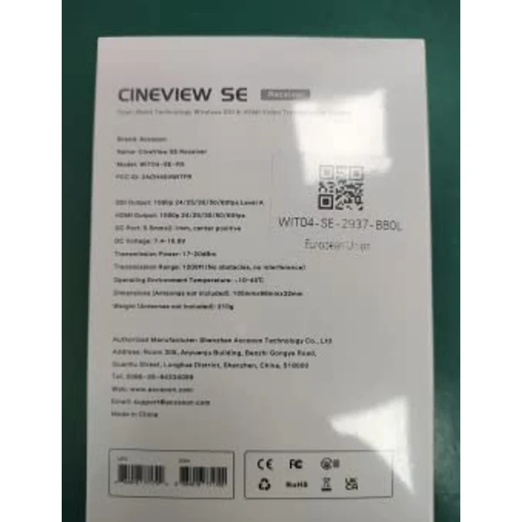 Accsoon CineView SE Wireless Empfänger Only SDI & HDMI Dualband-Technologie 2.4GHz 5GHz 1200ft/50ms FHD, Arbeiten Sie mit Accsoon HE, SE(Empfänger only) – Bild 4
