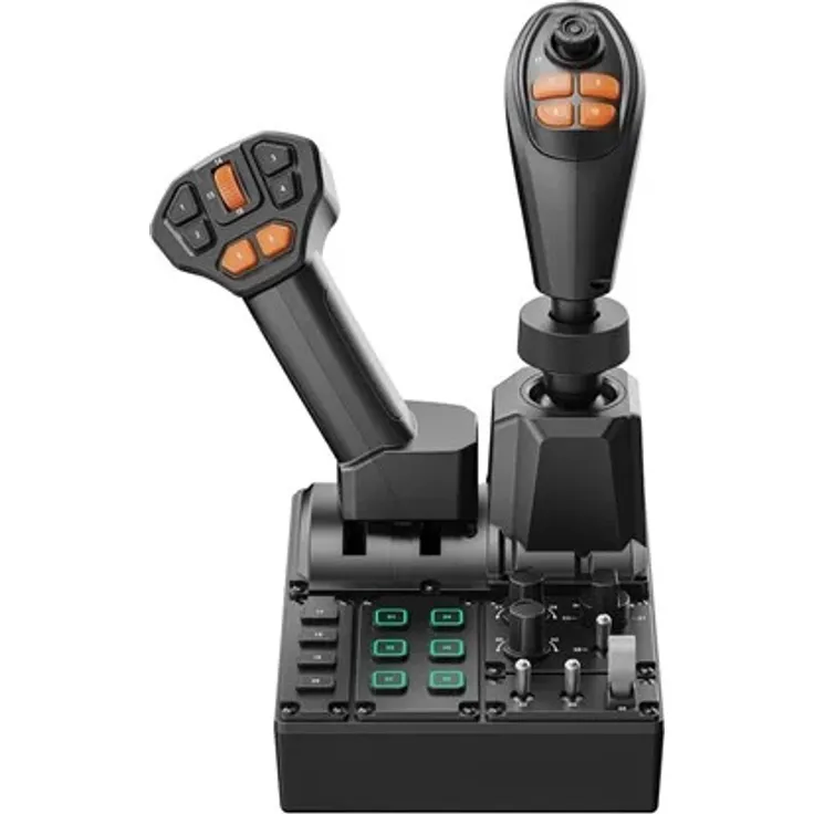 Moza Racing Farming Control System, 3-Achsen-Joystick mit Gashebel und 46 programmierbaren Eingaben für Simulationssteuerung