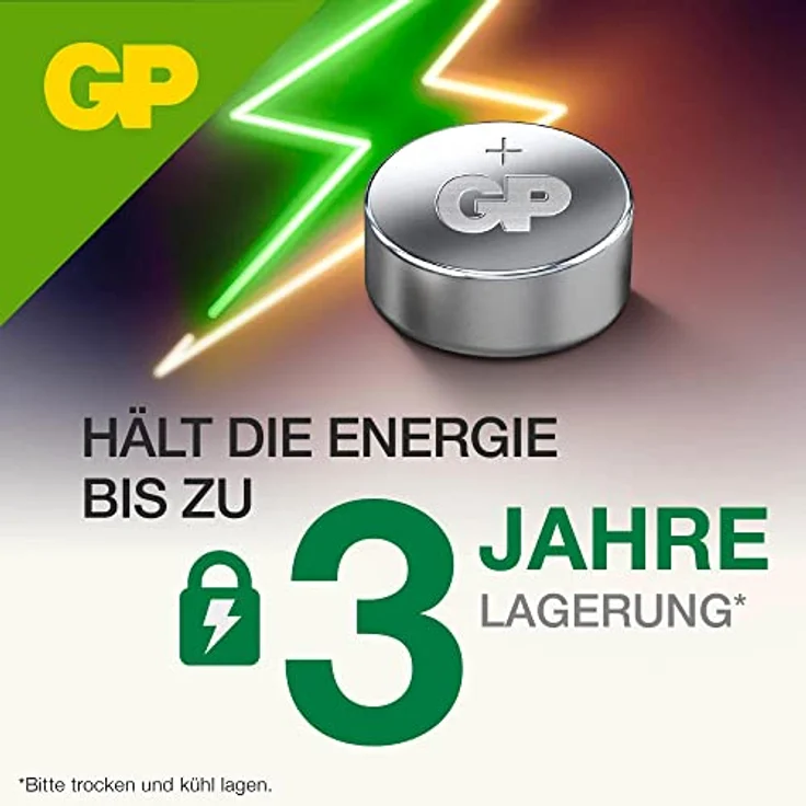 GP Batterien Alkaline Knopfzellen LR41 10 Stück (392, 192, GP192A, LR736, AG3) 1,5V (1,5 Volt Spannung) – Bild 6