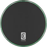 Cellularline | Fast Pad | Wireless Ladestation mit bis zu 15 W Ausgang - USB-C-Eingang - LED-Ladeaktivierung - Schwarz