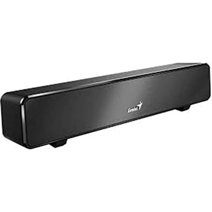 Genius Mini Soundbar 100, USB Soundbar in schwarz mit kompakter Bauweise – Bild 3