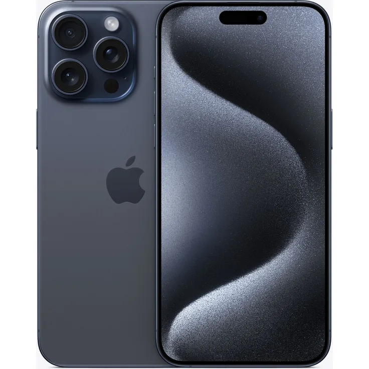 Apple iPhone 15 Pro Max 5G Smartphone 17,018cm (6,7 Zoll) OLED-Display, 256 GB interner Speicher, iOS 17, Titan Blau