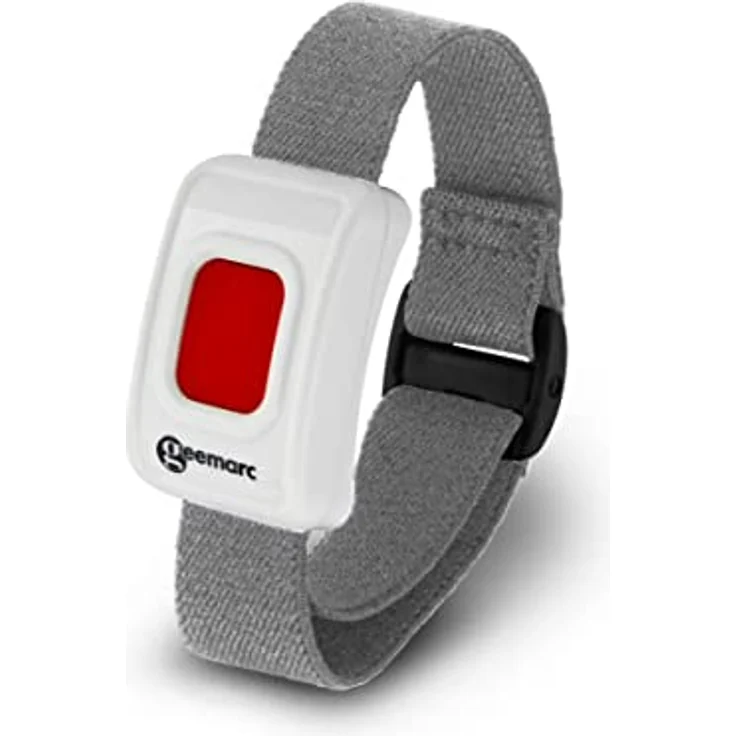 Geemarc CL610 - Schnurgebundenes Notruftelefon und wasserdichtes SOS-Armband mit verstärkter Lautstärke und anpassbaren Fototasten, ideal für Senioren und Hörgeschädigte, in rot. – Bild 5