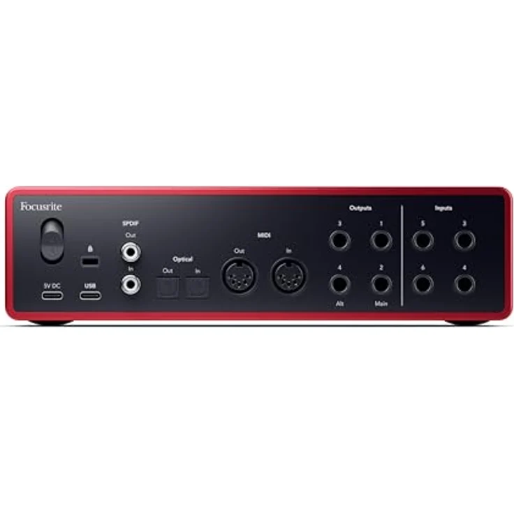 Focusrite Scarlett 16i16 4th Gen USB-Audio-Interface, 16 Eingänge und Ausgänge, 24 Bit/192 kHz, inklusive Pro Tools Intro+, Ableton Live Lite und Cubase LE – Bild 3