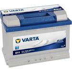 VARTA E11 Blue Dynamic, 74Ah 680A Autobatterie, wartungsfrei, 12V, Maße 278x175x190 mm