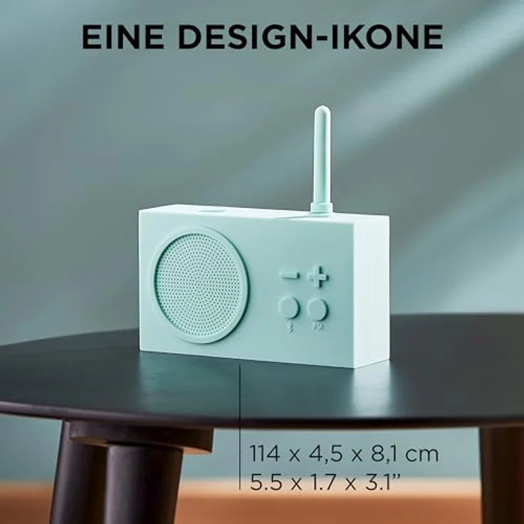 Lexon TYKHO 3 FM-Radio + Bluetooth-Lautsprecher, Dunkelblau – Bild 3