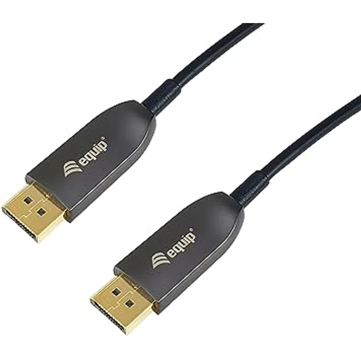 Equip 119445 Aktives optisches DisplayPort 1.4-Kabel, 50 m, 8K/60 Hz, 32,4 Gbit/s, schwarz – Bild 2