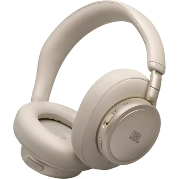 JBL LIVE 780NC, Over-ear Kopfhörer mit Bluetooth, Adaptive Noise-Cancelling und 80 Stunden Akkulaufzeit, Champagner – Bild 1