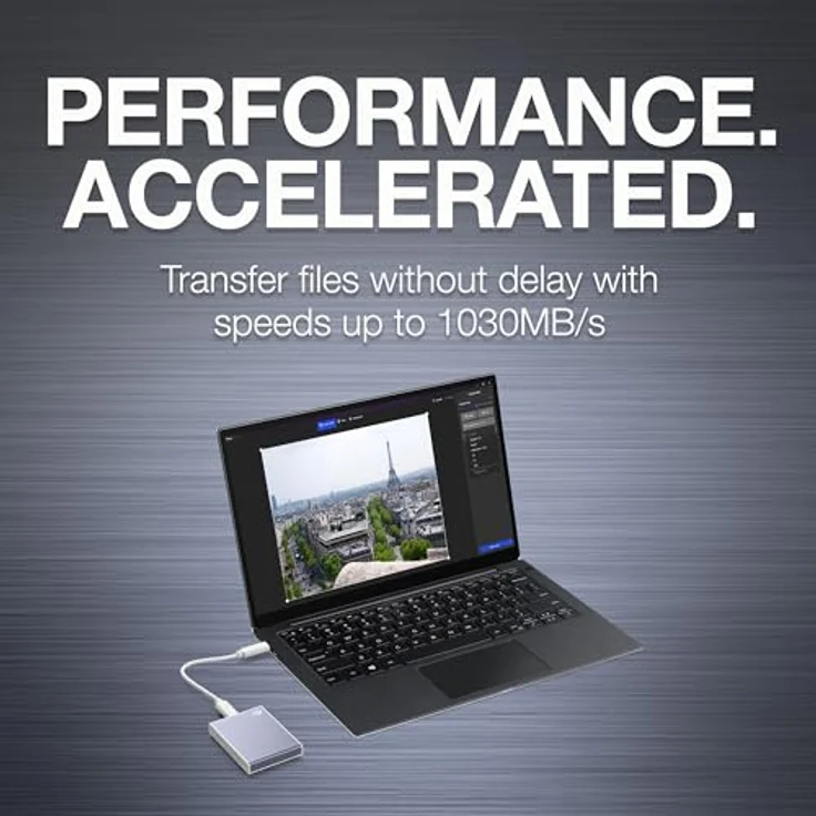 SEAGATE One Touch SSD 1TB USB-C Blue – Bild 2