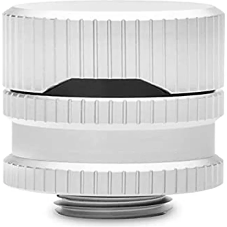 Odestar EK Water Blocks EK-Quantum Drehmomentablassventil - Satin Titanium, flexibel und langlebig für optimale Wasserkühlung