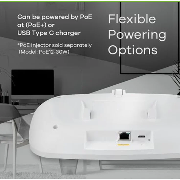 Zyxel WBE510D, Dual-Radio Access Point mit Wi-Fi 7 (802.11be), bis zu 6,5 Gbit/s, BandFlex-Design, Multi-Link Operation, NebulaFlex Pro – Bild 8